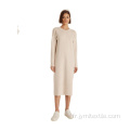 Robe maxi houllon confortable confortable en V